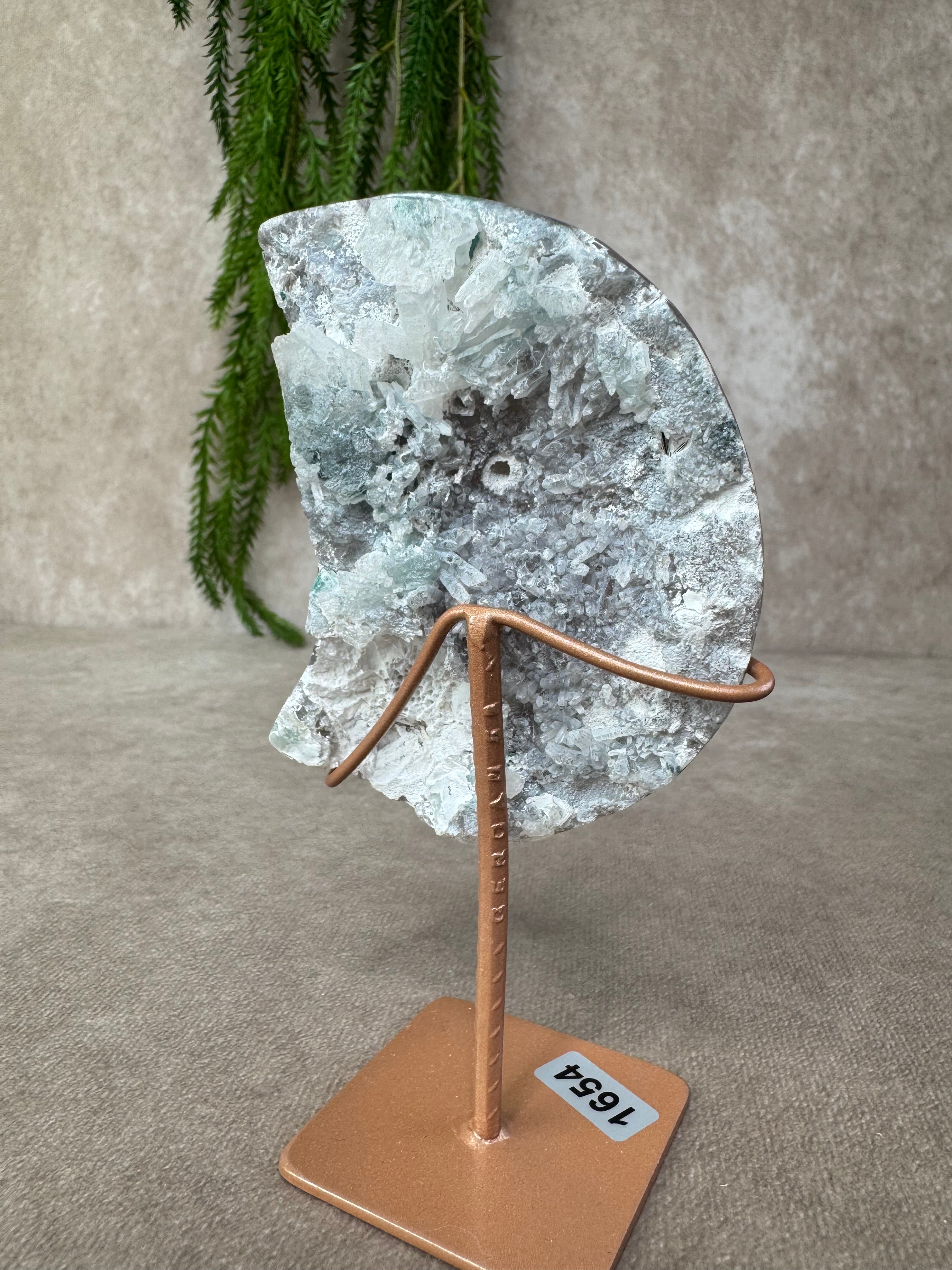 Flower amethist maan #1654