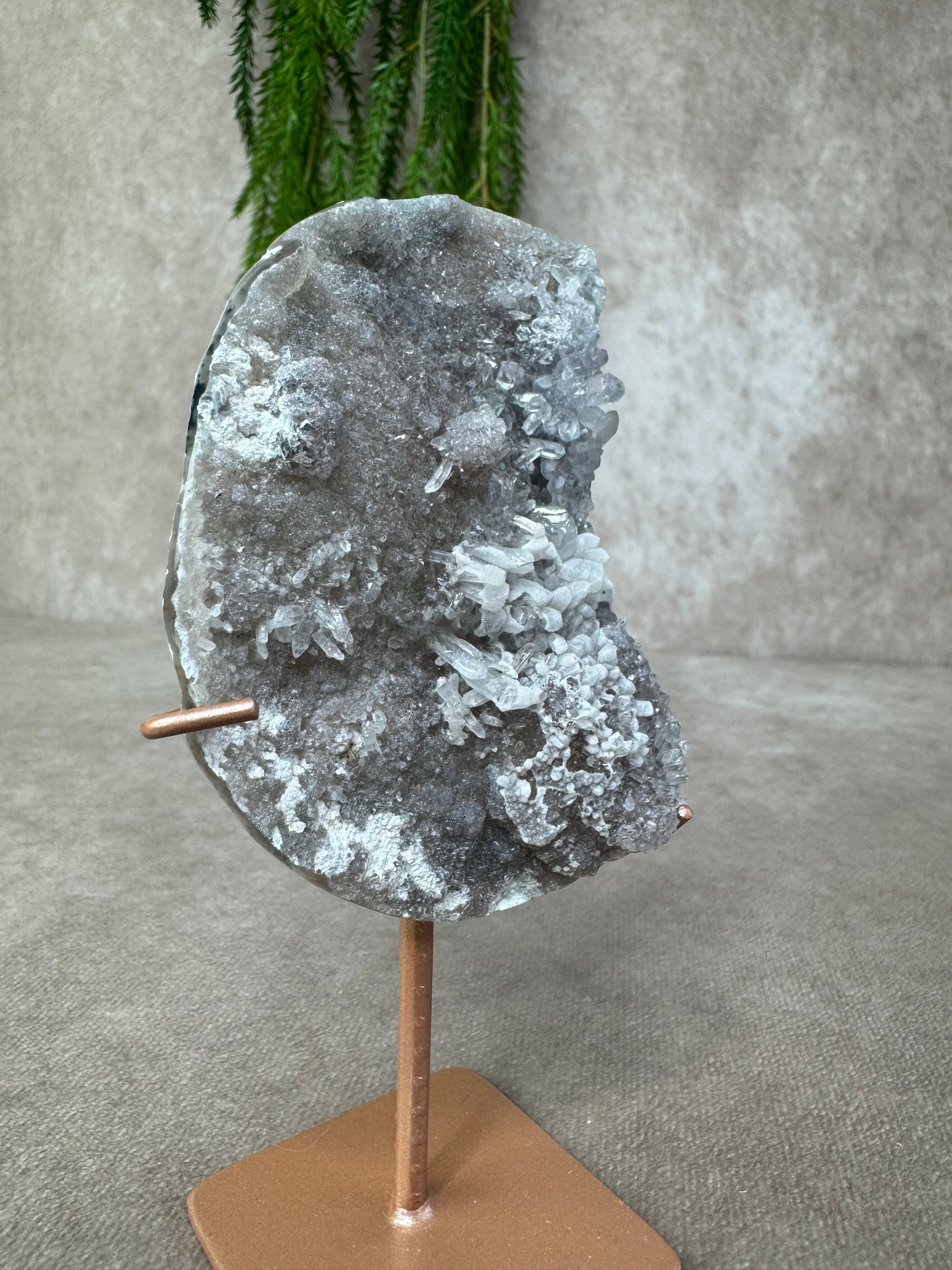 Flower amethist maan #1654