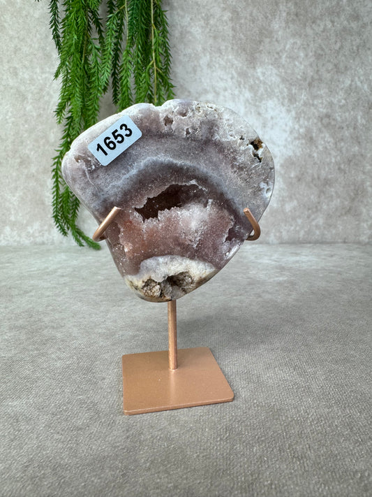 Roze amethist slab #1653