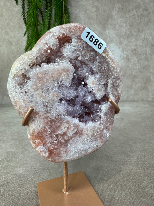 Roze amethist slab #1686