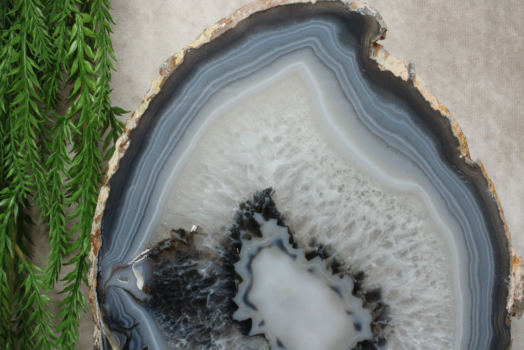 Agaat schijf #1198