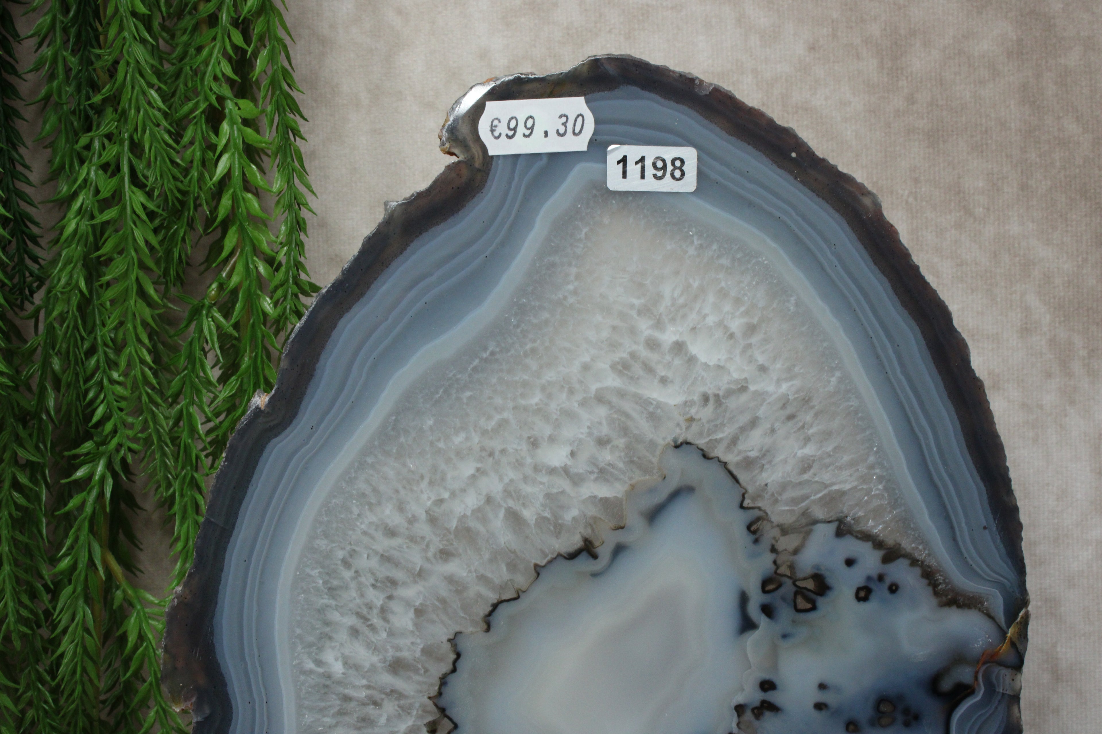Agaat schijf #1198