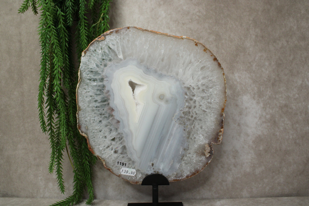 Agaat schijf # 1191