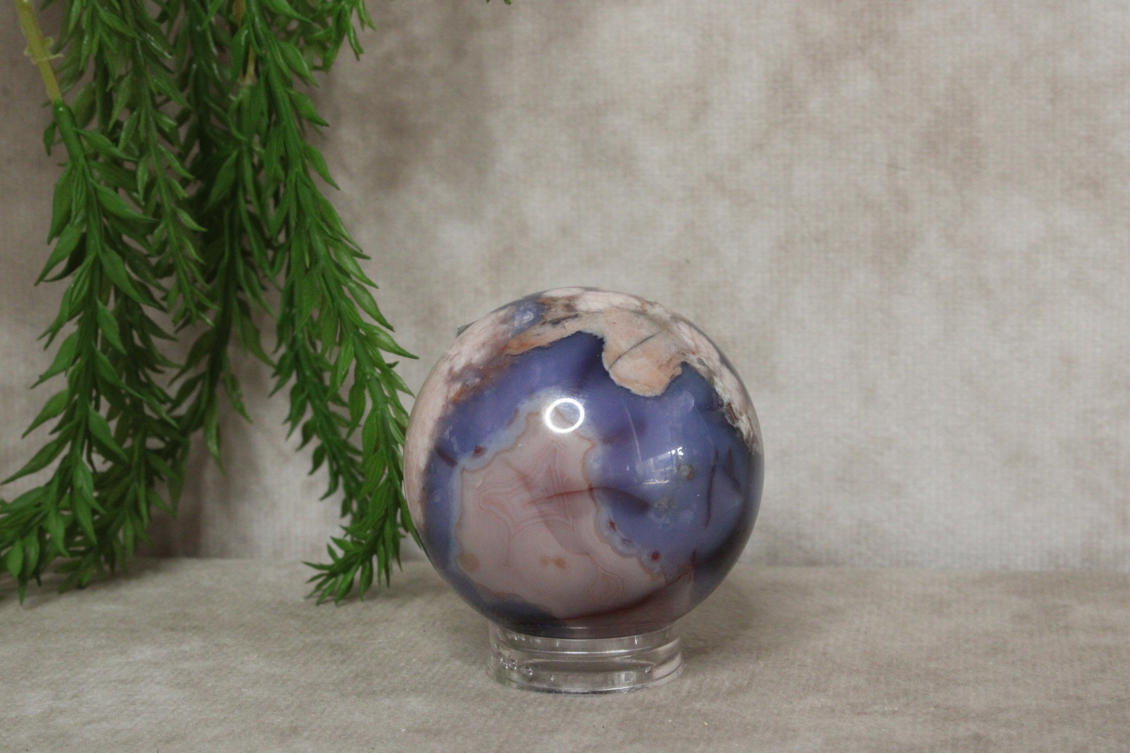 Bleu agate bol #1764