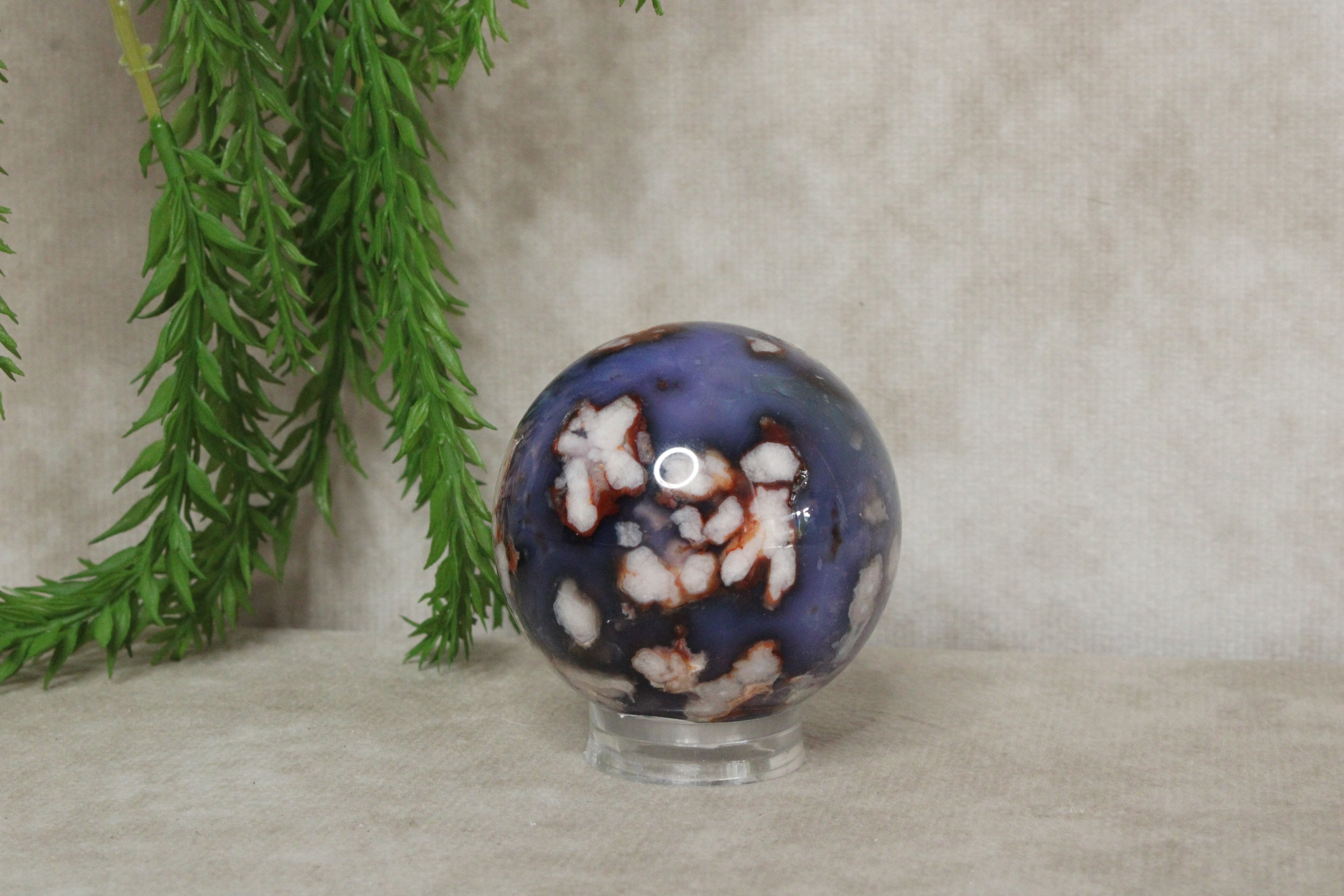 Bleu agate bol #1766