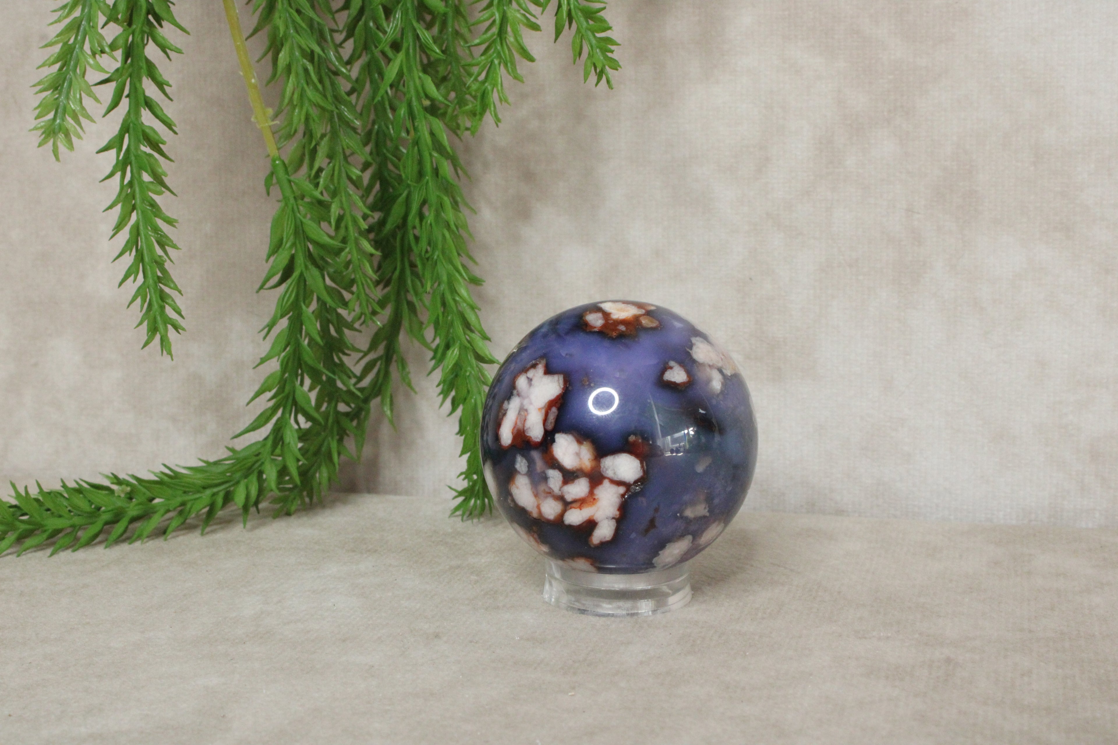 Bleu agate bol #1766