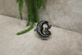 Zilver obsidiaan elfje