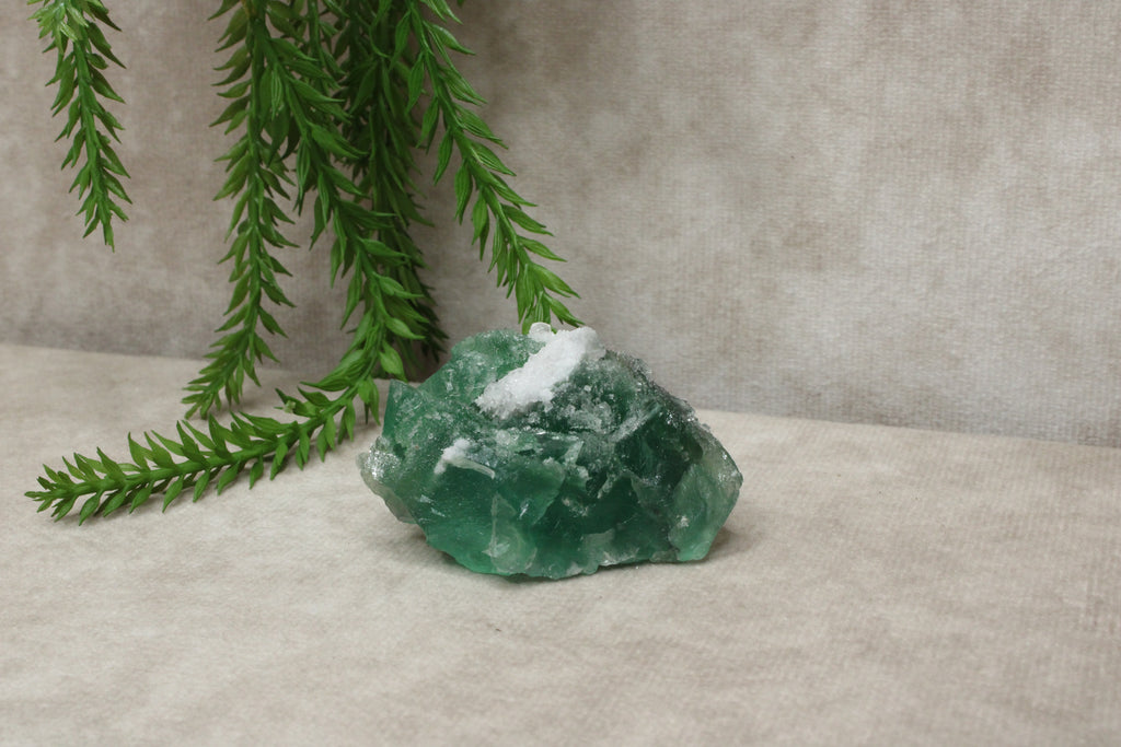 Groene fluoriet cluster