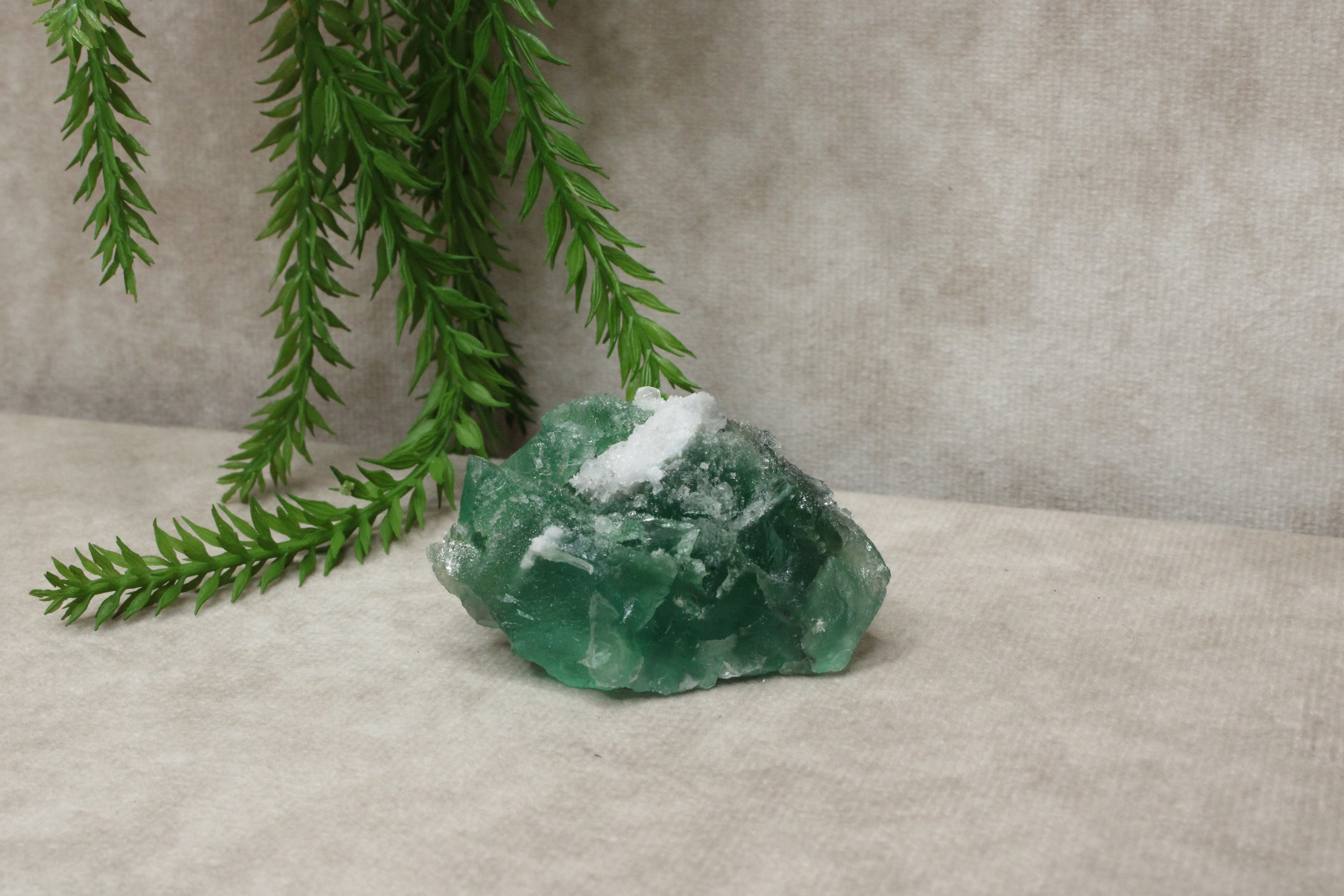 Groene fluoriet cluster