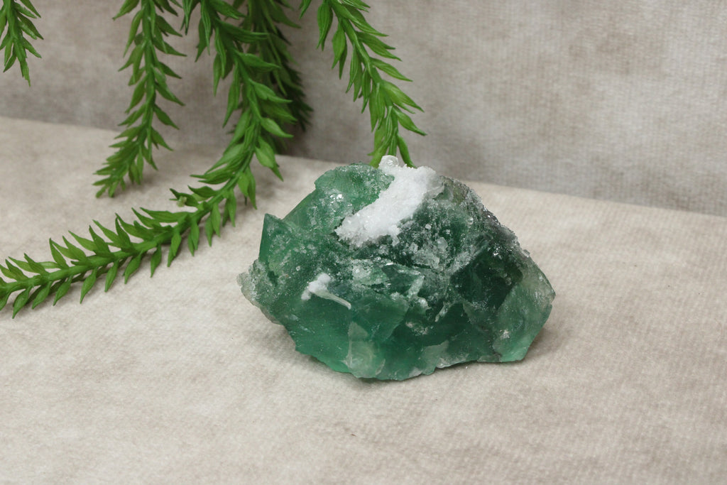 Groene fluoriet cluster