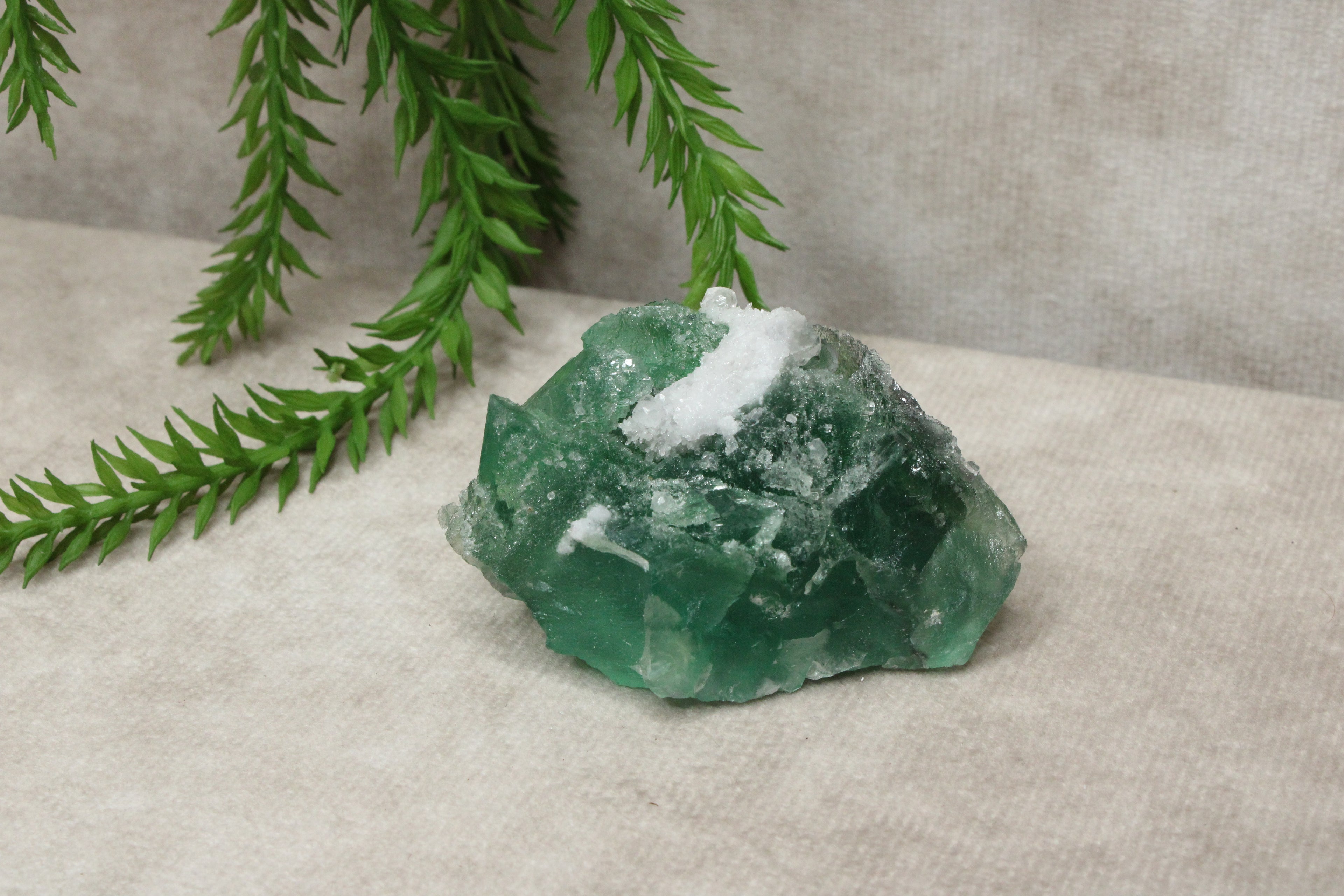 Groene fluoriet cluster