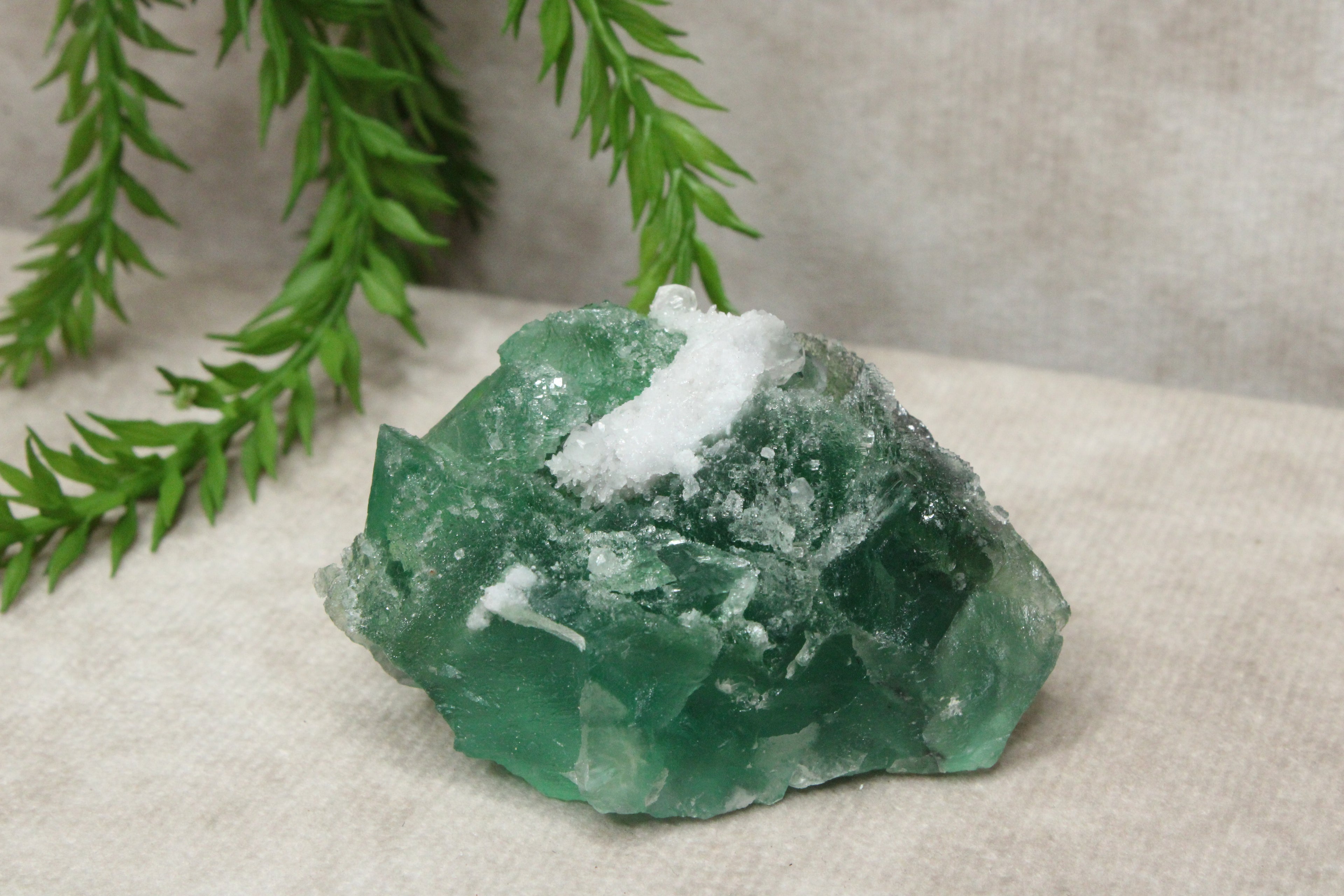 Groene fluoriet cluster