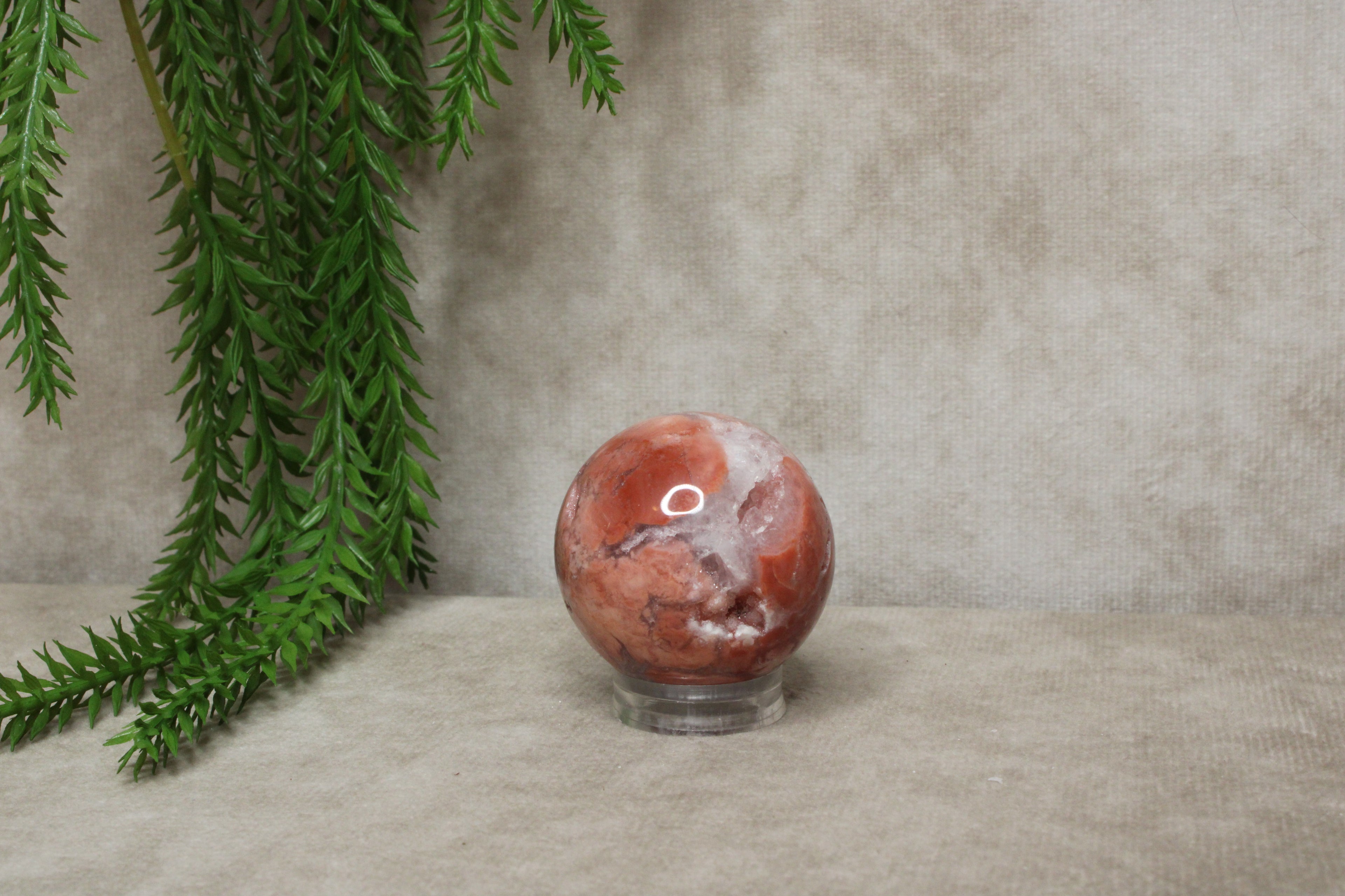 Roze agaat bol #1789