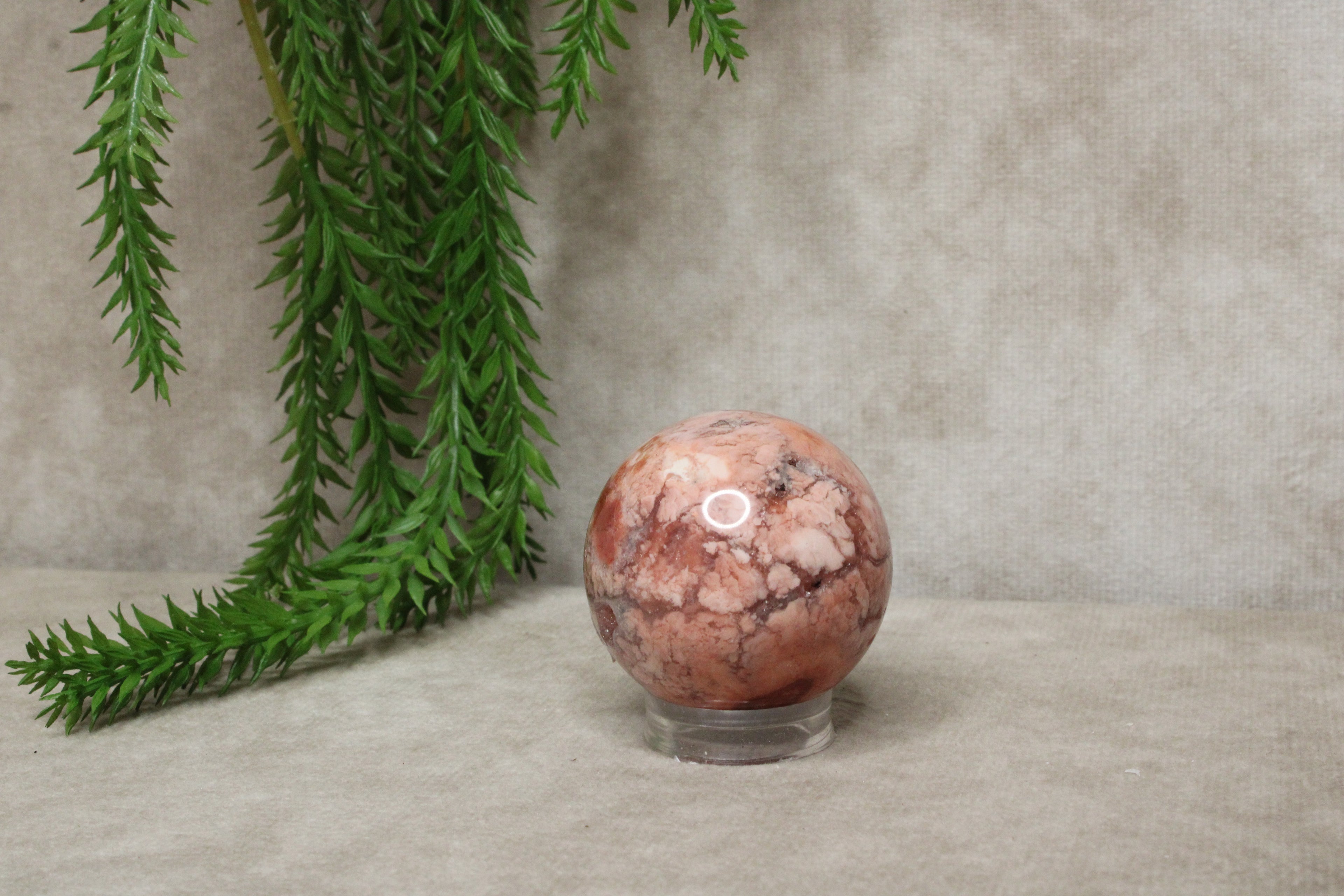 Roze agaat bol #1790