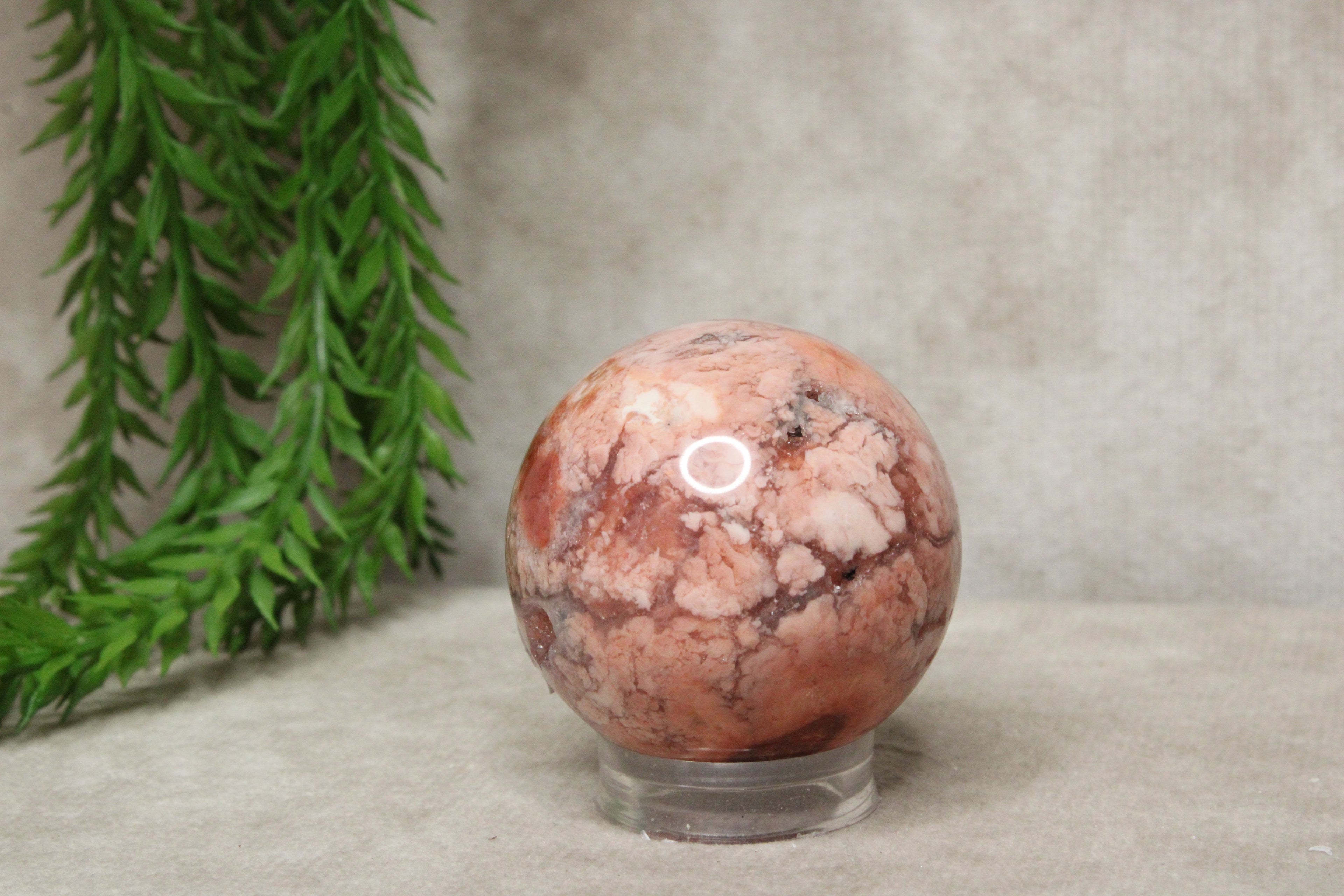 Roze agaat bol #1790