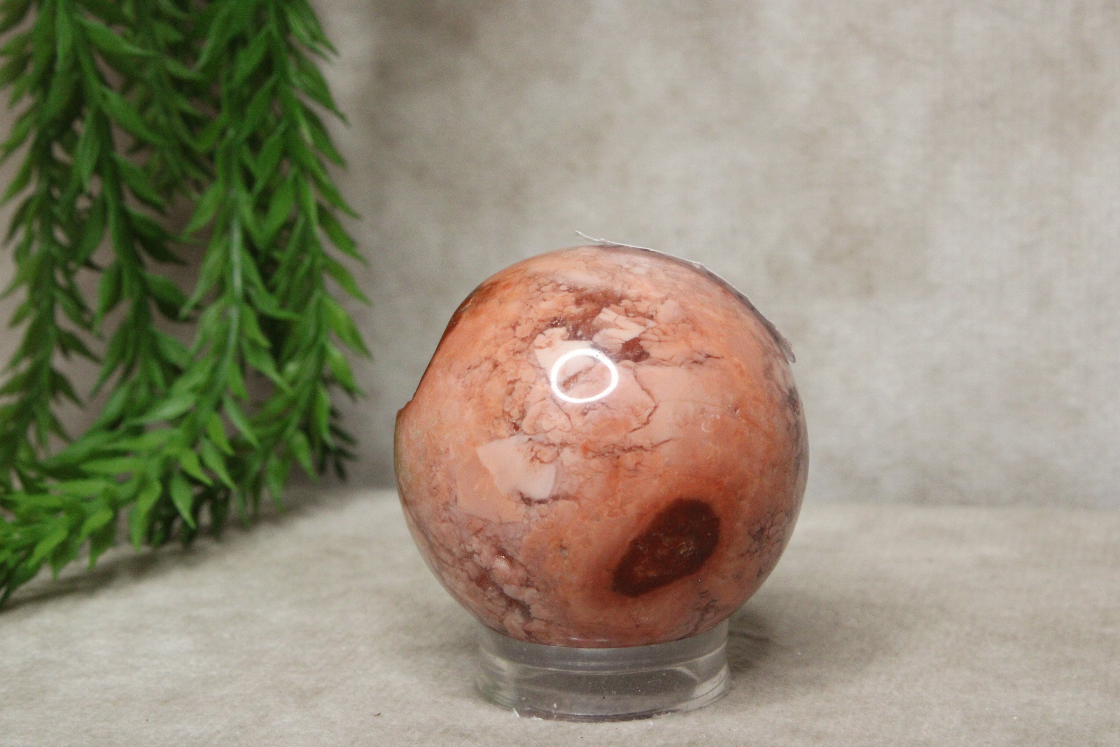 Roze agaat bol #1790