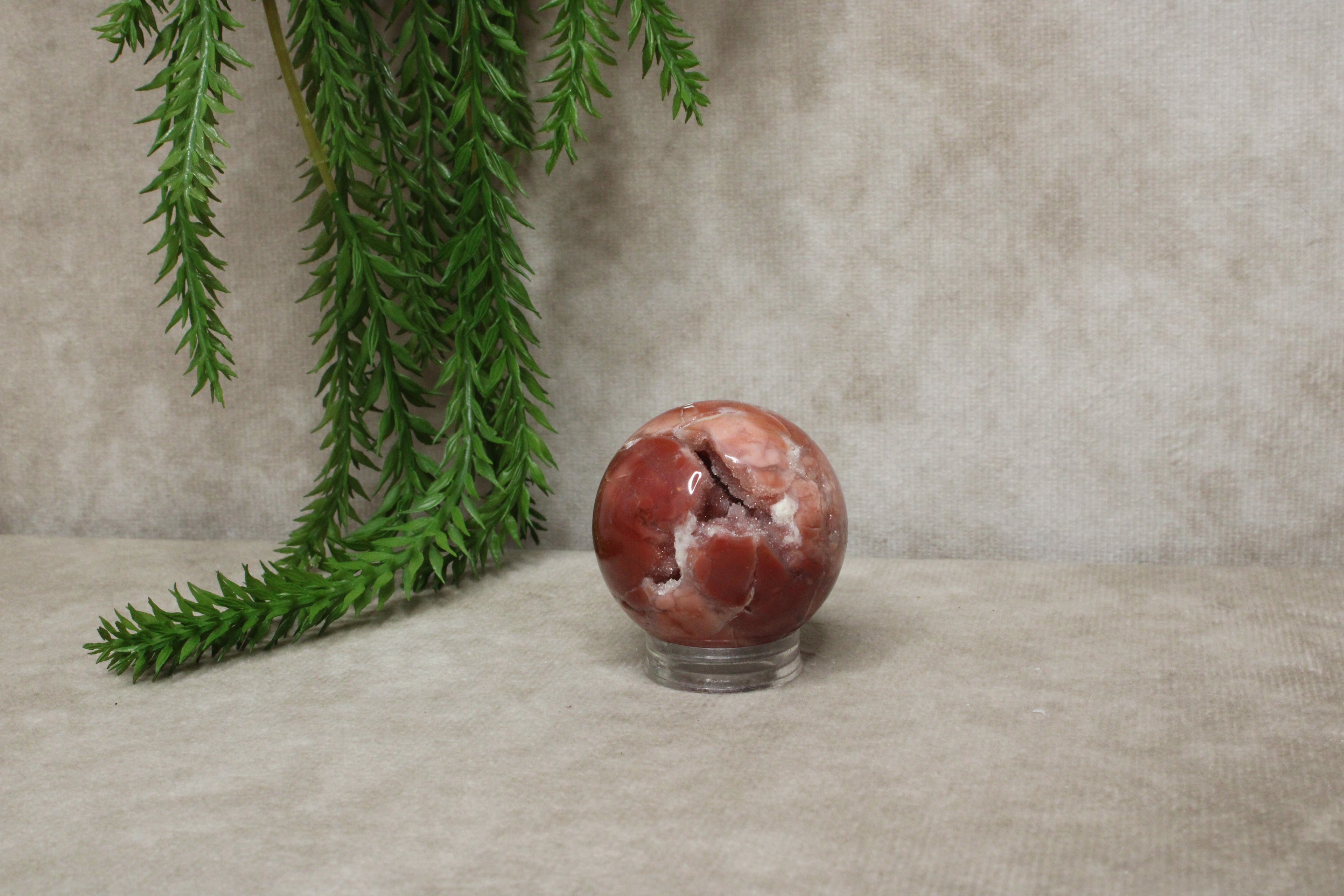 Roze agaat bol #1791