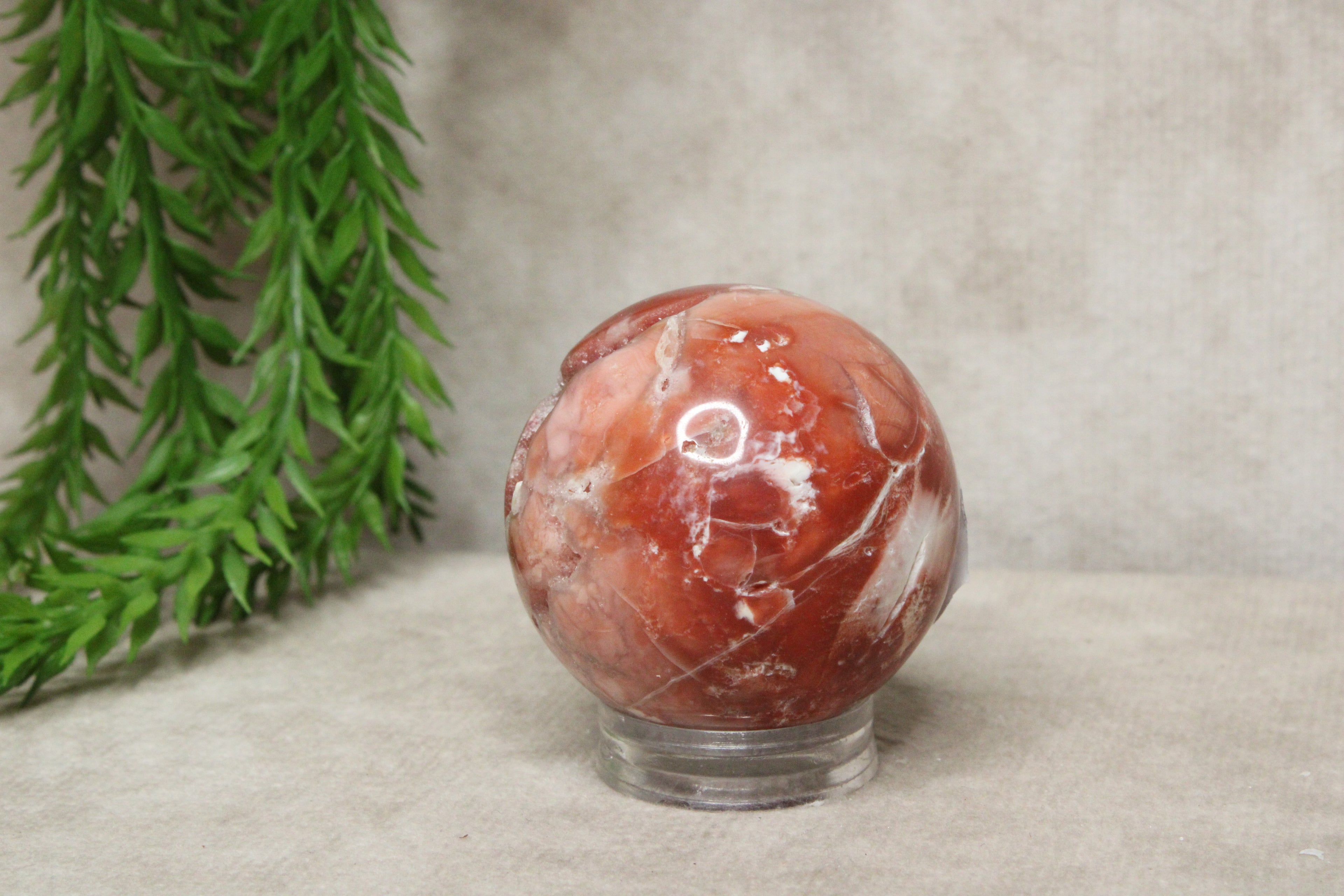 Roze agaat bol #1791