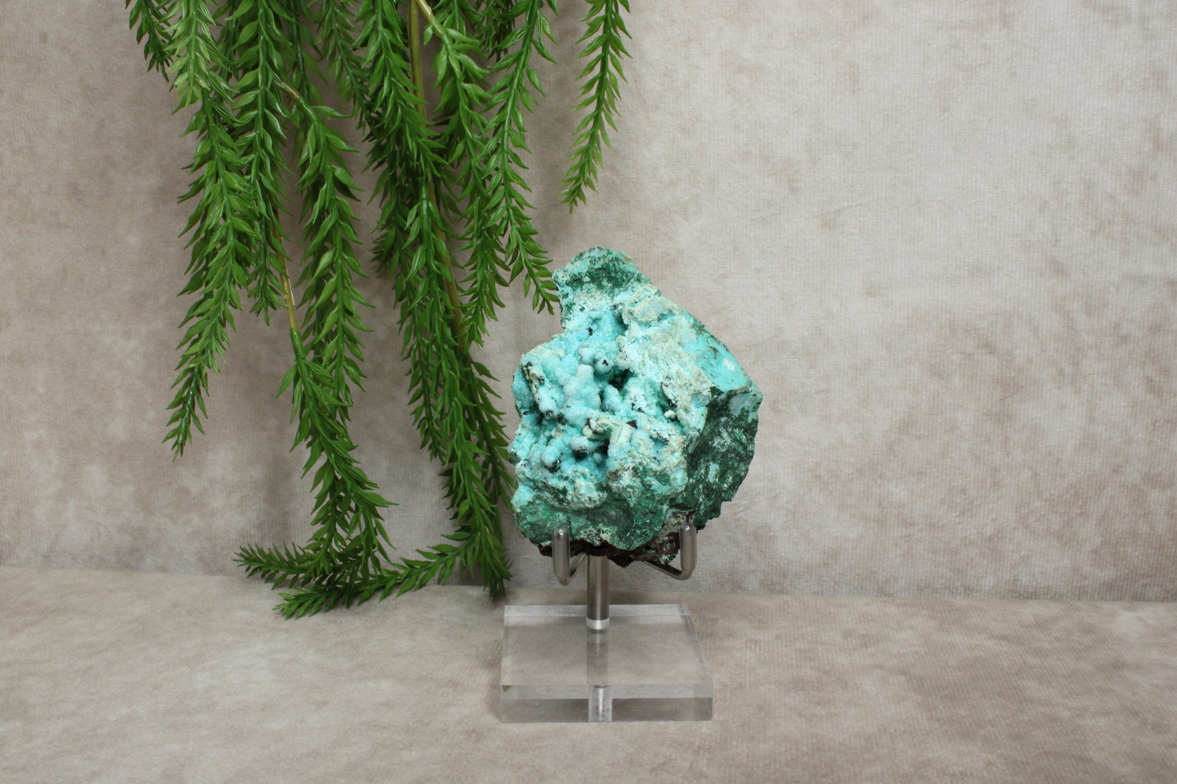 Chrysocolla cluster zeer zeldzaam !