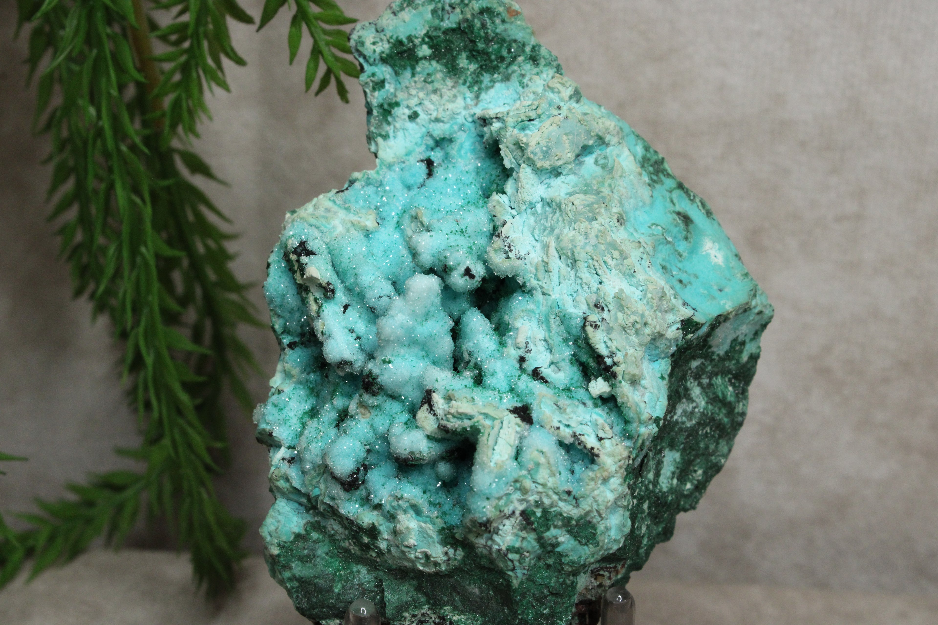 Chrysocolla cluster zeer zeldzaam !