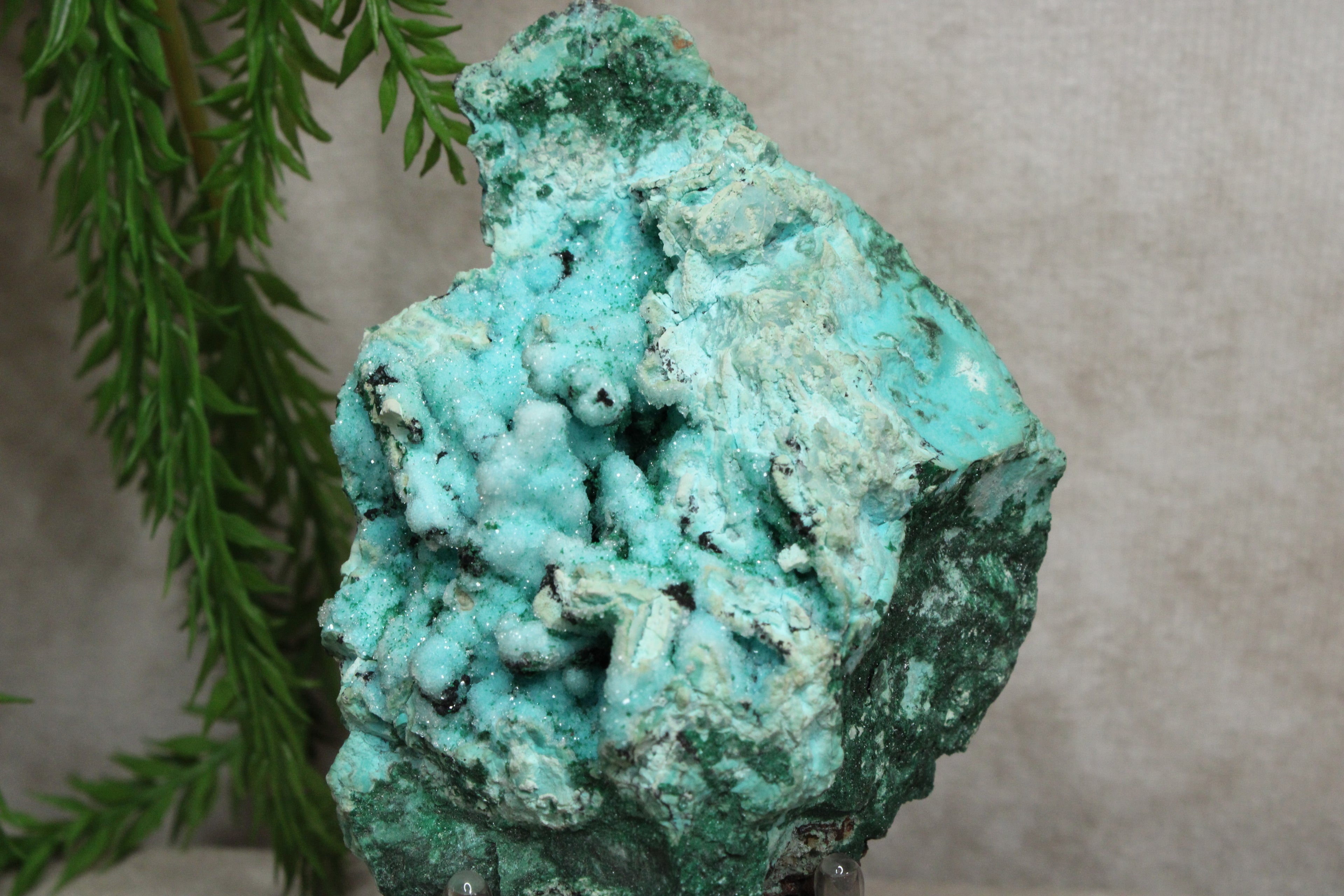 Chrysocolla cluster zeer zeldzaam !