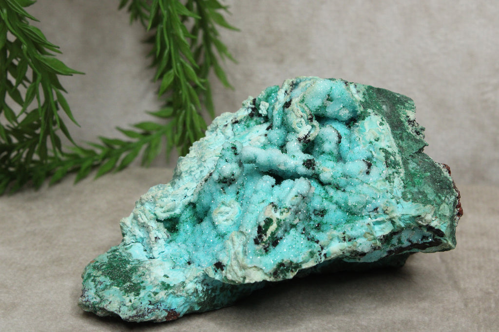 Chrysocolla cluster zeer zeldzaam !