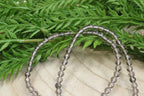 Rookkwarts facet geslepen armband