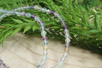 Fluoriet facet geslepen armband