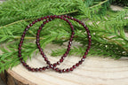 Granaat armband facet geslepen
