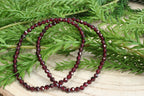 Granaat armband facet geslepen
