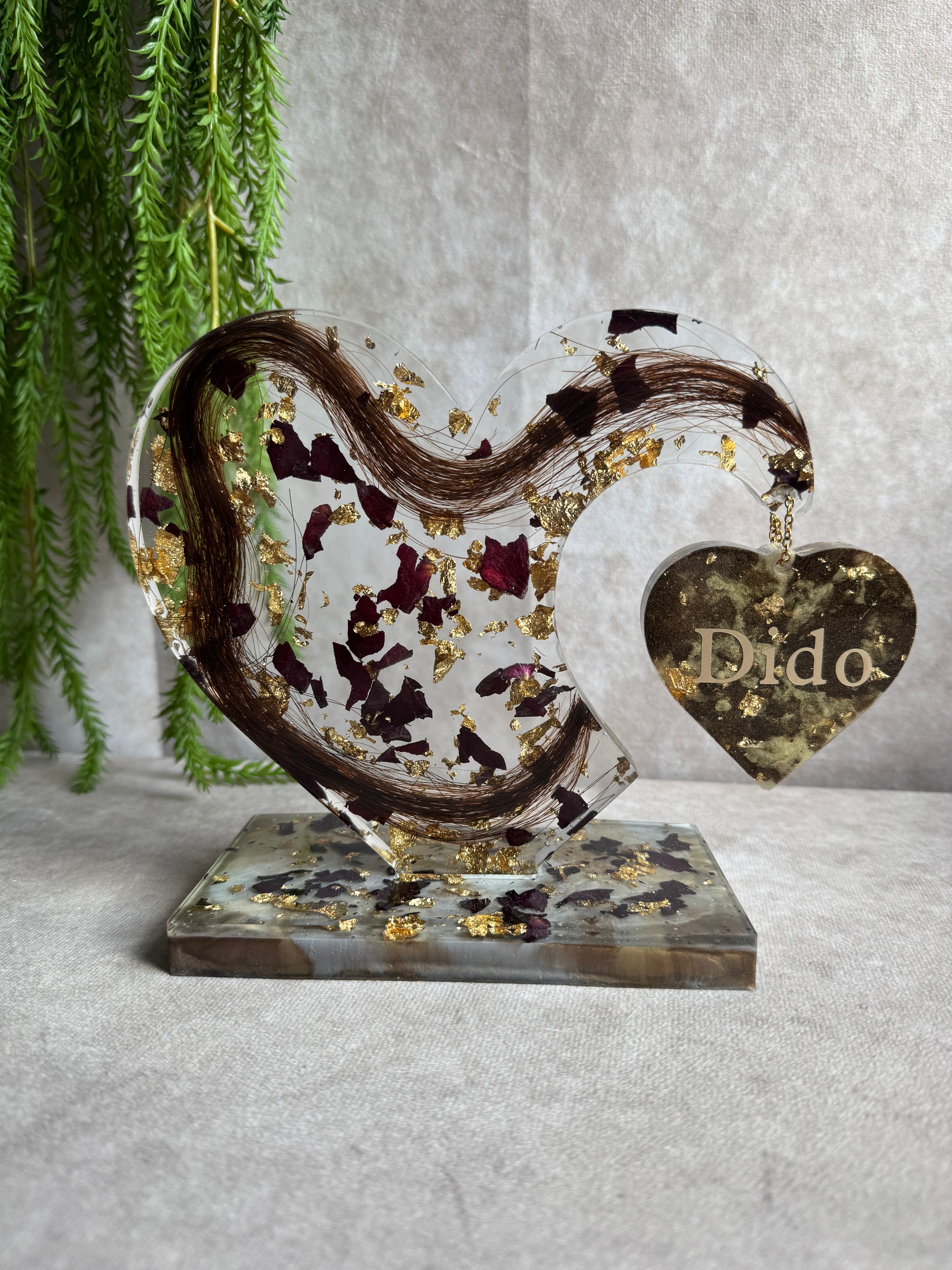 Epoxy hangend hart zijkant