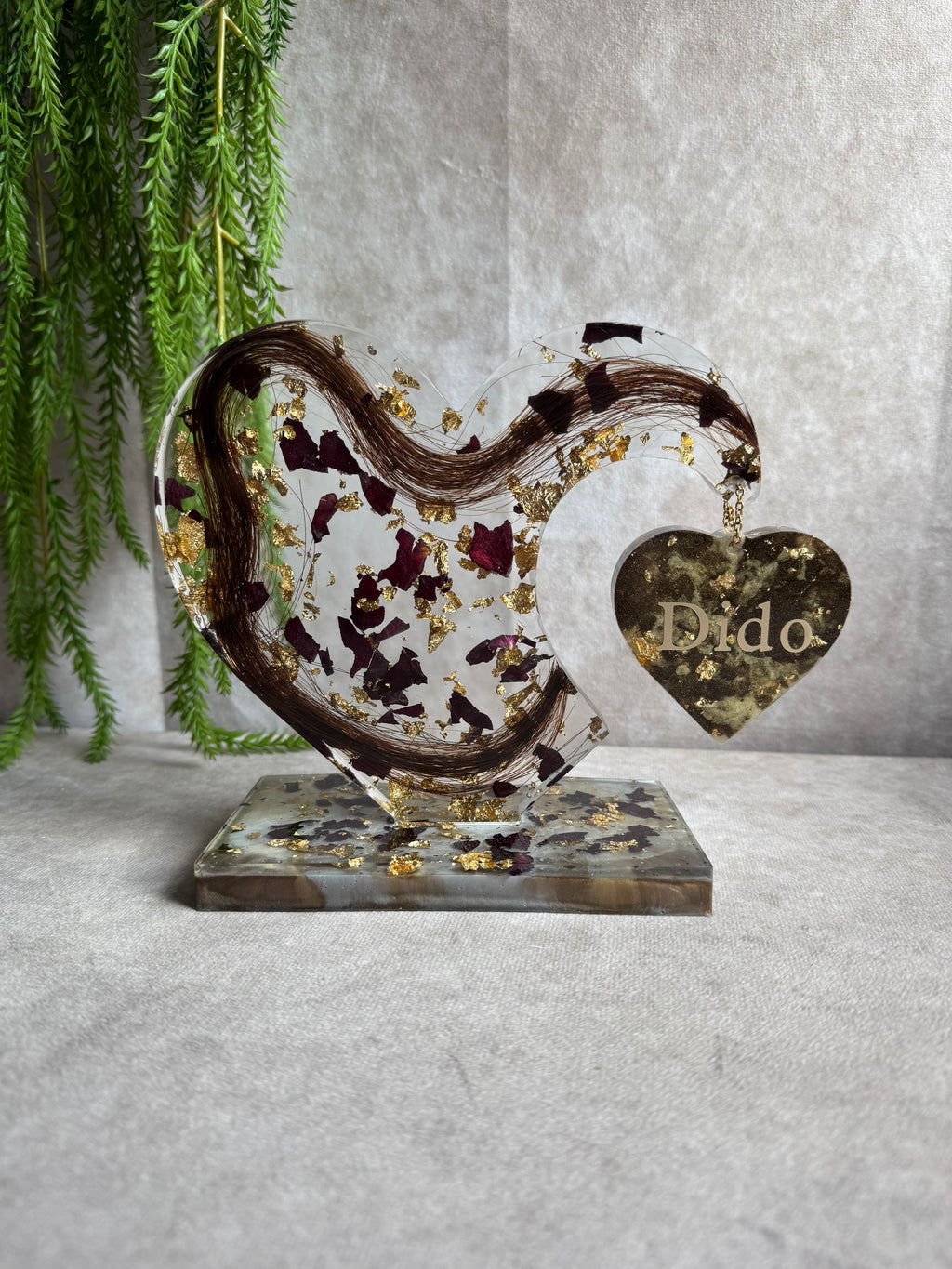 Epoxy hangend hart zijkant