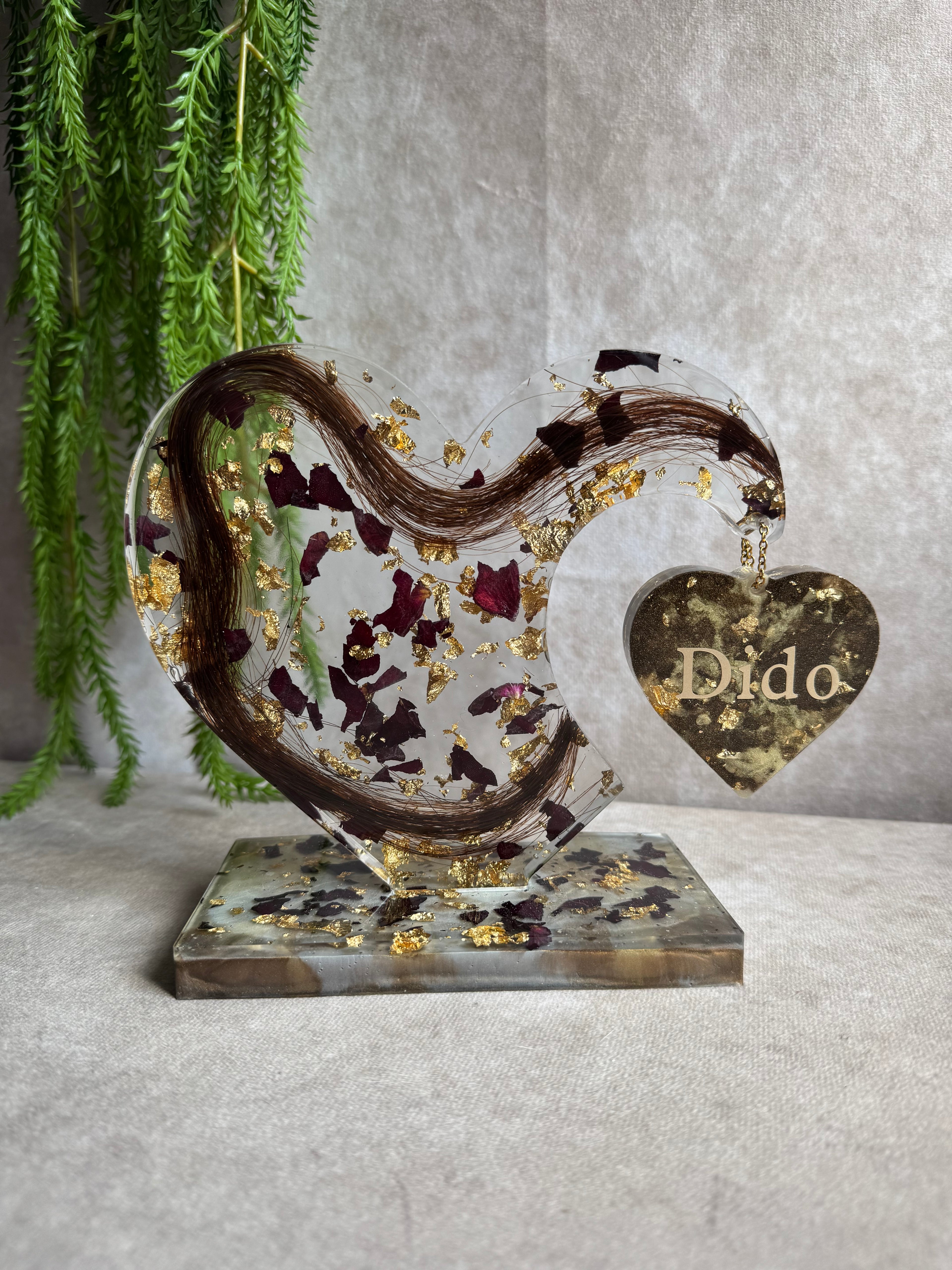 Epoxy hangend hart zijkant