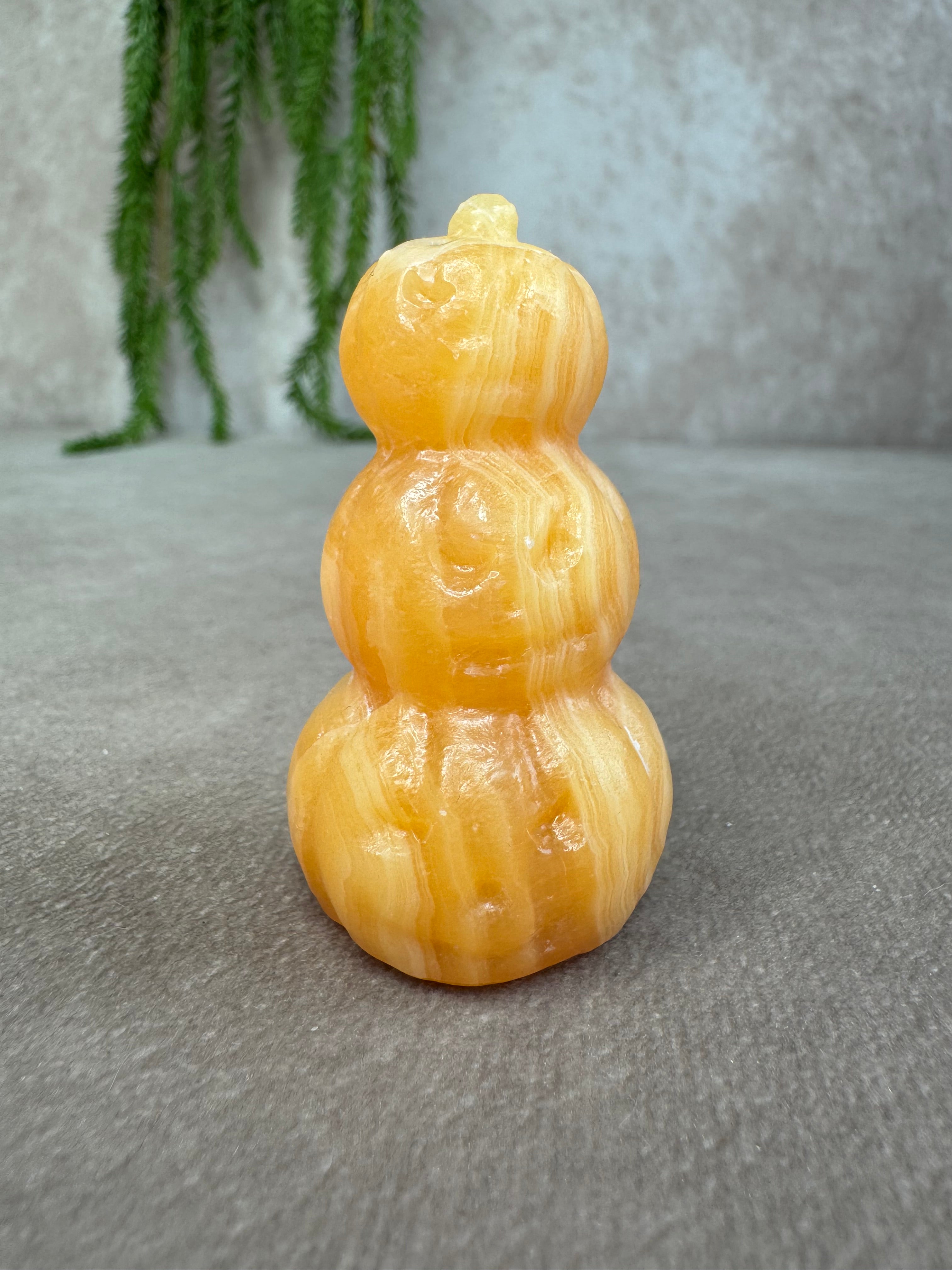 3 pompoenen op elkaar