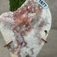 Roze amethist op standaard #1677
