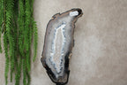 Agaat schijf op luxe standaard #1804