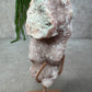 Roze amethist op standaard #1673
