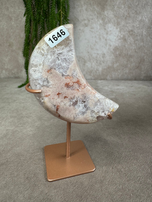 Roze amethist maan #1646