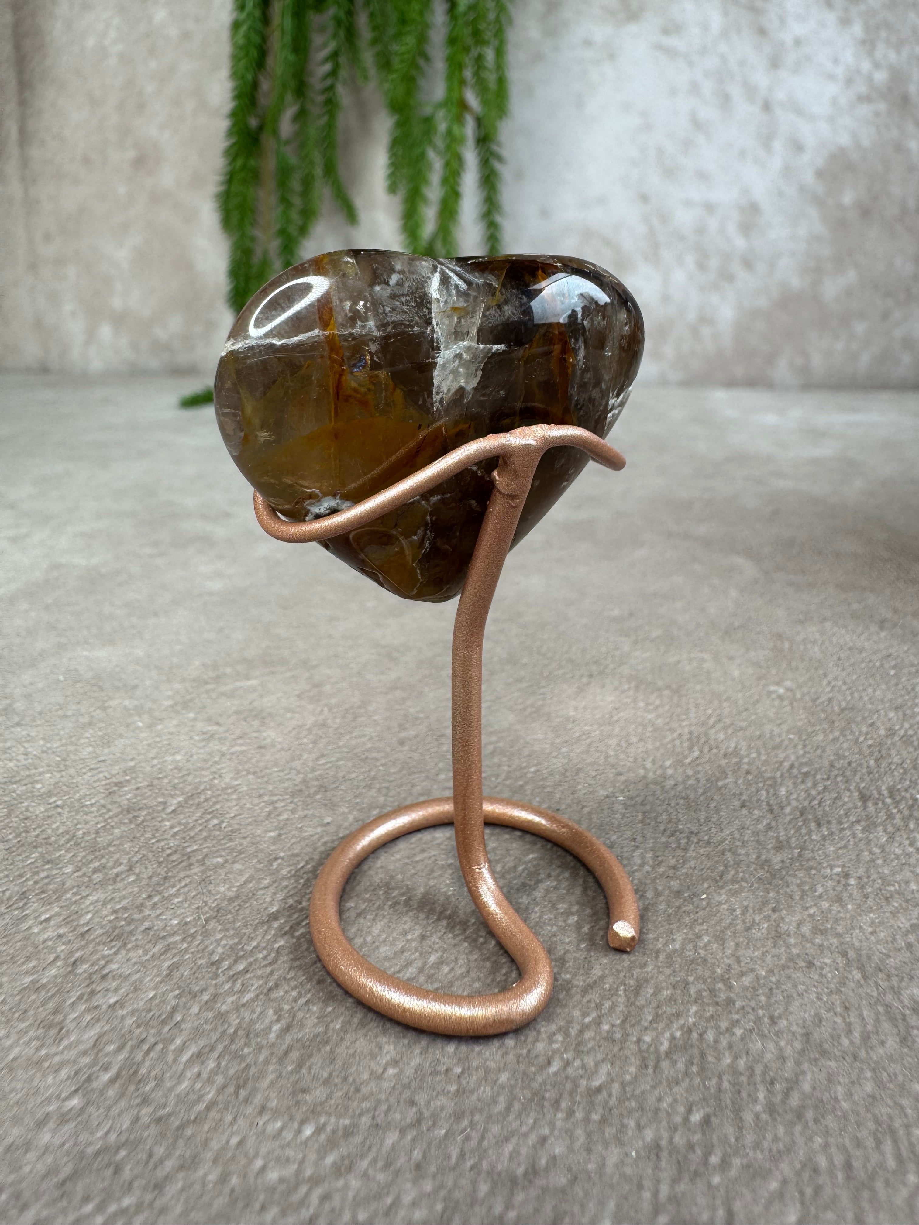 Hartje op standaard golden healer