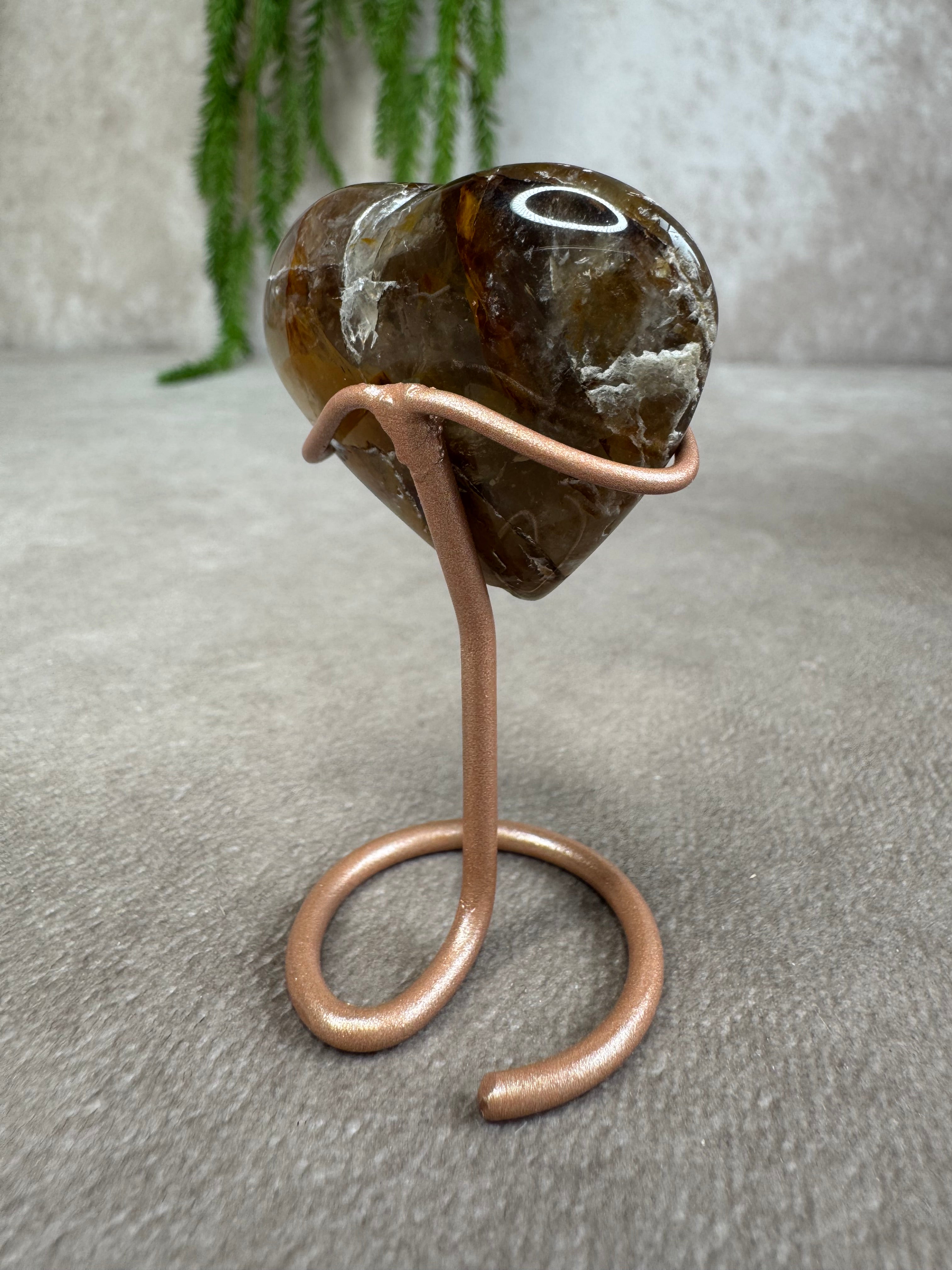 Hartje op standaard golden healer