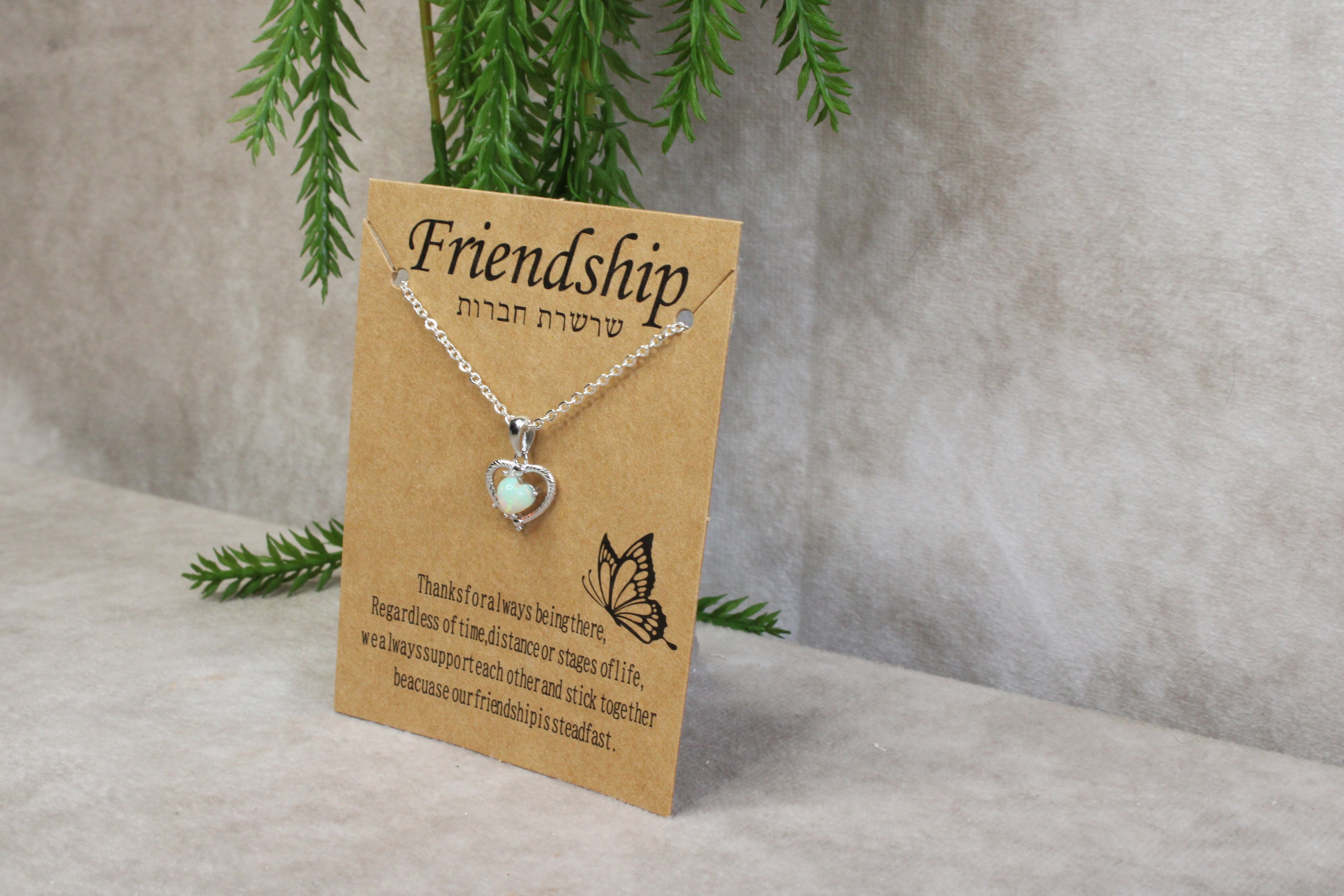 Opaal ketting cadeau set