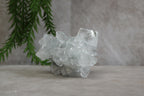 Cluster van blauwe chalcedoon, kwarts en apofylliet #99