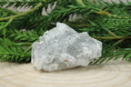 Cluster van blauwe chalcedoon, kwarts en apofylliet #2