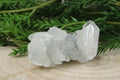 Cluster van blauwe chalcedoon, kwarts en apofylliet #3