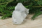 Cluster van blauwe chalcedoon, kwarts en apofylliet #3
