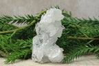 Cluster van blauwe chalcedoon, kwarts en apofylliet #3