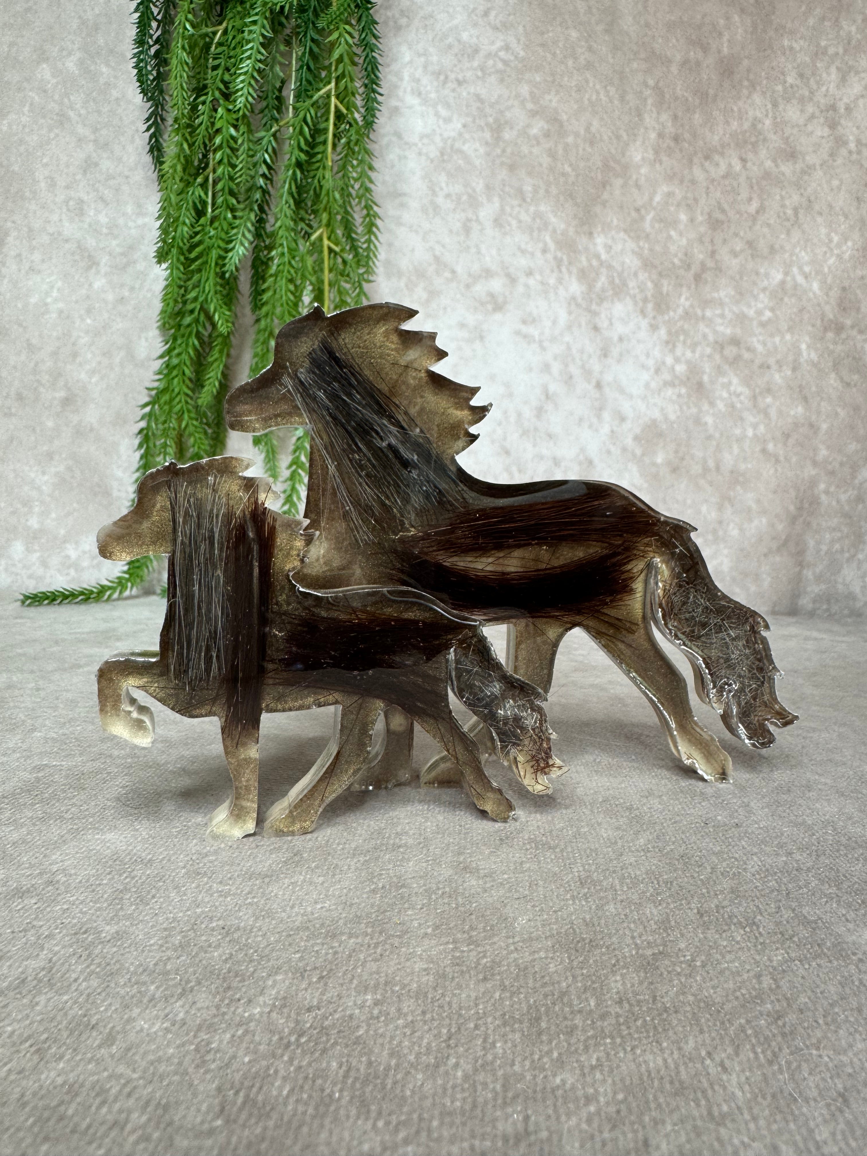 Epoxy paarden beeldje 3 maten