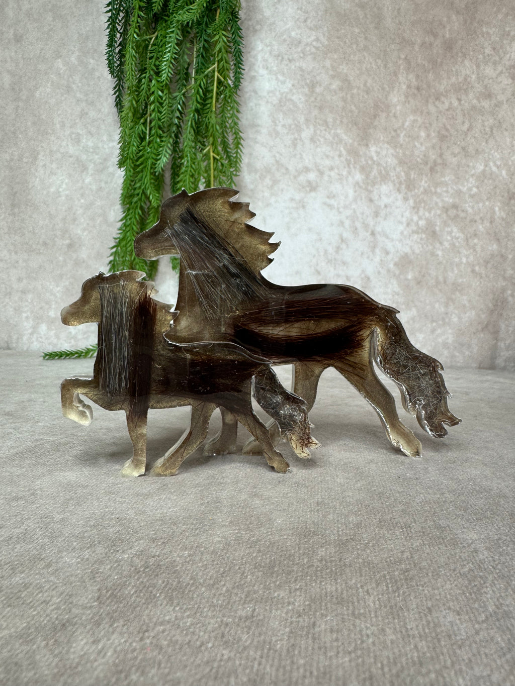 Epoxy paarden beeldje 3 maten