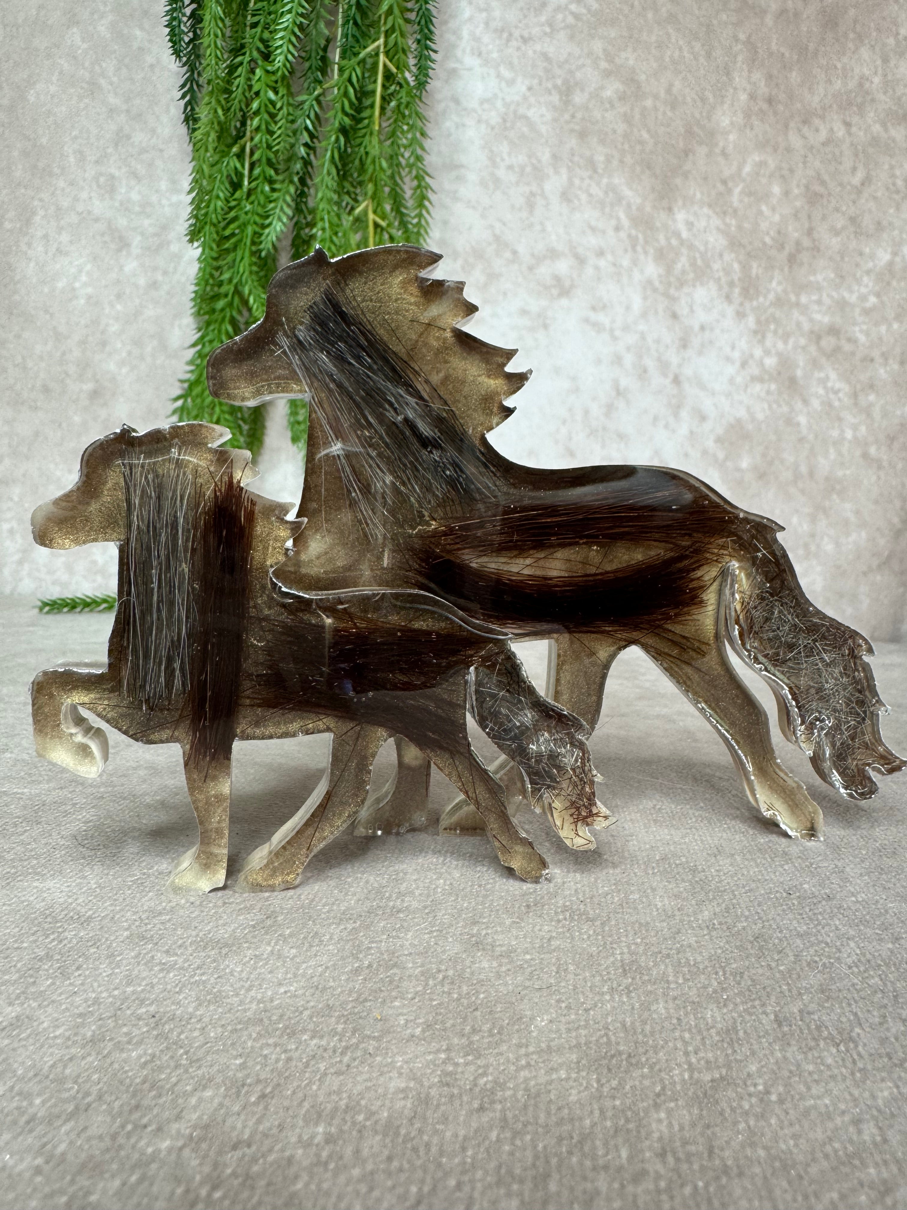 Epoxy paarden beeldje 3 maten