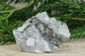 Cluster van blauwe chalcedoon, kwarts en apofylliet #6